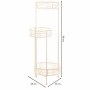 Supporto per Vaso Alexandra House Living Bianco Metallo Ferro 25 x 158 x 40 cm