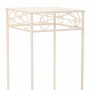 Supporto per Vaso Alexandra House Living Bianco Metallo Ferro 28 x 160 x 58 cm