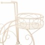 Supporto per Vaso Alexandra House Living Bianco Metallo Ferro Bicicletta 30 x 61 x 55 cm