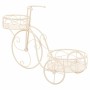 Supporto per Vaso Alexandra House Living Bianco Metallo Ferro Bicicletta 30 x 61 x 55 cm