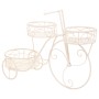 Supporto per Vaso Alexandra House Living Bianco Metallo Ferro Bicicletta 28 x 28 x 28 cm