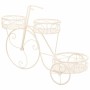 Supporto per Vaso Alexandra House Living Bianco Metallo Ferro Bicicletta 28 x 28 x 28 cm