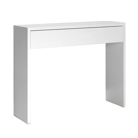 Console Alexandra House Living Bianco Legno MDP 100 x 75 x 30 cm 1 cassetto