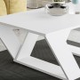 Tavolino da Caffè Alexandra House Living Diagonal Bianco Legno MDP 110 x 40 x 60 cm