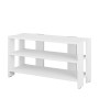 Panca portascarpe Alexandra House Living Bianco 84 x 44 x 29 cm 2 Mensole