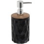 Dispenser di Sapone Alexandra House Living Nero Plastica 450 ml 8 x 19 x 8 cm