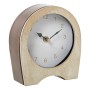 Orologio da Tavolo Alexandra House Living Marrone Beige Legno Metallo 14 x 16 x 5 cm