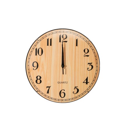 Orologio da Parete Romimex Marrone Plastica Legno 30 x 30 x 2 cm