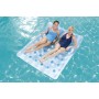 Bestway Materassino Gonfiabile Doppio Bicchieri 193x142 cm Spiaggia e Piscina 43055