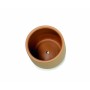 Vaso con Piatto Alexandra House Living Marrone Chiaro Ceramica 22 x 22 x 22 cm