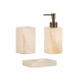 Portasapone Alexandra House Living Bianco Beige Marmo 9 x 2 x 13 cm