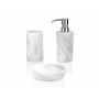 Portasapone Alexandra House Living Bianco Marmo 12 x 3 x 12 cm