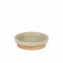 Portasapone Alexandra House Living Beige Dorato Poliresina 12 x 3 x 12 cm