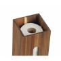 Portarotolo di Carta Igienica Alexandra House Living Marrone Legno di acacia 14 x 33 x 14 cm