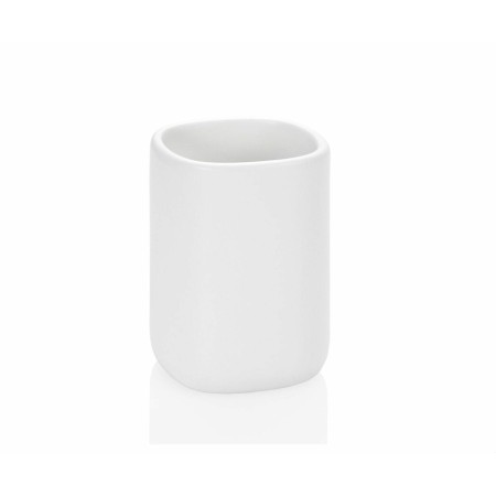 Portaspazzolini da Denti Alexandra House Living Bianco Ceramica 7 x 10 x 7 cm