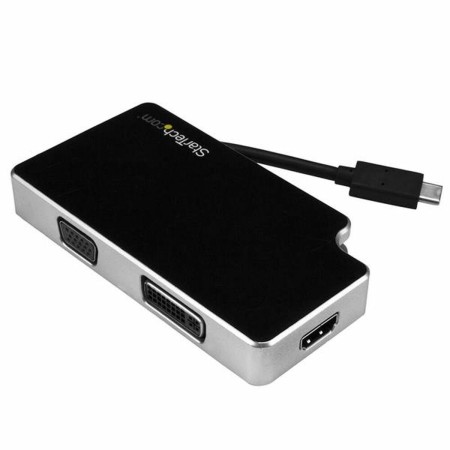 Adattatore USB C con VGA/HDMI/DVI Startech CDPVGDVHDB      Argento