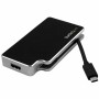 Adattatore USB C con VGA/HDMI/DVI Startech CDPVGDVHDB      Argento