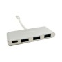 Hub USB C CoolBox COO-HUC3U3PD Alluminio Bianco