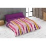 Set di copripiumino Hosteline URBAN Malva Ala francese 220 x 230 cm 3 Pezzi