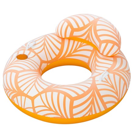 Poltrona da Piscina Gonfiabile Bestway Deluxe 118 x 117 cm Arancio