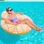 Poltrona da Piscina Gonfiabile Bestway Deluxe 118 x 117 cm Arancio