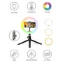 Ring Light Ricaricabile per Selfie KSIX Smartphone 12W