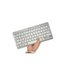 Tastiera Wireless Nilox NXKB01S Qwerty in Spagnolo Bianco