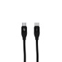 Cavo di Dati/Ricarica con USB Contact Tipo C Nero (1,5 m)