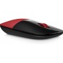 Mouse senza Fili HP V0L82AA ABB Rosso Nero/Rosso