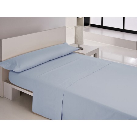 Set di Lenzuola Carla Rubini DENVER Azzurro Osimano