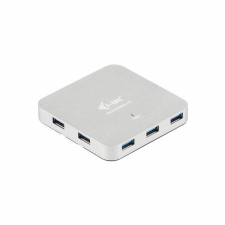 Hub USB i-Tec U3HUBMETAL7 Argentato Grigio