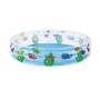 Bestway Piscina Gonfiabile Infantile 3 Anelli Trasparente 152x30 cm Vita Marina +2 Anni Giardino 51004