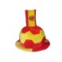 Cappello Pallone da Calcio con Bandiera della Spagna in Rilievo