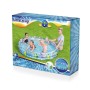 Bestway Piscina Gonfiabile Infantile 3 Anelli Trasparente Vita Marina 183x33 cm +2 Anni Giardino 51005