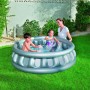 Bestway Piscina Gonfiabile per Bambini 3 Camere Nave Spaziale 152x43 cm +3 Anni Giardino 51080