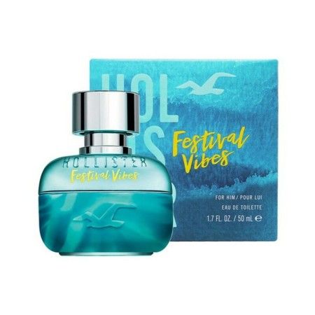 Profumo Uomo Festival Vibes Hollister HO26852 EDT (50 ml) 50 ml (1 Unità)