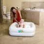 Bestway Vasca da Bagno Gonfiabile per Bambini Imbottito 86x86x25 cm 0 a 3 Anni Giardino 51116