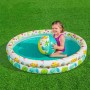 Bestway Piscina Gonfiabile per Bambini 2 Anelli Set 122x20 cm +2 Anni Giardino 51124