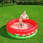 Bestway Piscina Gonfiabile Infantile 3 Anelli Fragola 168x38 cm +2 Anni Giardino 51145