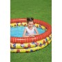 Bestway Piscina Gonfiabile per Bambini 3 Anelli Farfalle 168x38 cm +2 Anni Giardino 51202