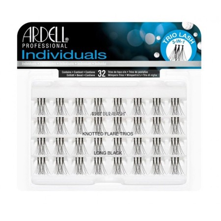 Set di ciglia finte Ardell Duralash Long Black Schede individuali 32 Unità