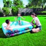 Bestway Piscina Gonfiabile Infantile Tetto Rimovibile 140x140x114 cm +2 Anni Giardino 52192