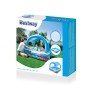 Bestway Piscina Gonfiabile Infantile Tetto Rimovibile 140x140x114 cm +2 Anni Giardino 52192