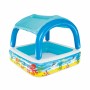 Bestway Piscina Gonfiabile Infantile Tetto Rimovibile 140x140x114 cm +2 Anni Giardino 52192