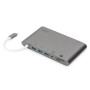 Hub USB Digitus DA-70875 Grigio