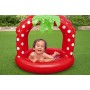 Bestway Piscina Gonfiabile per Bambini con Tetto Pavimento Imbottito 91x91x91 cm +2 Anni Giardino 52387