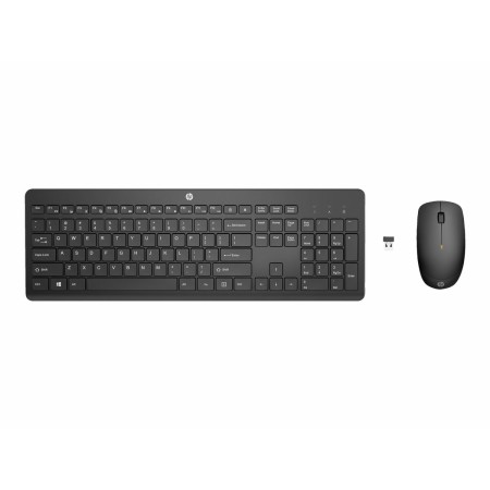 Tastiera e Mouse HP 235 Qwerty in Spagnolo Nero