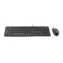 Tastiera e Mouse Logitech MK120 QWERTZ Nero Tedesco