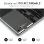 Tastiera con Touchpad Subblim SUB-KBT-SMBT51 Grigio Multicolore Qwerty in Spagnolo QWERTY