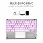 Tastiera e Touchpad Subblim SUB-KBT-SMBT50 Argentato Qwerty in Spagnolo QWERTY